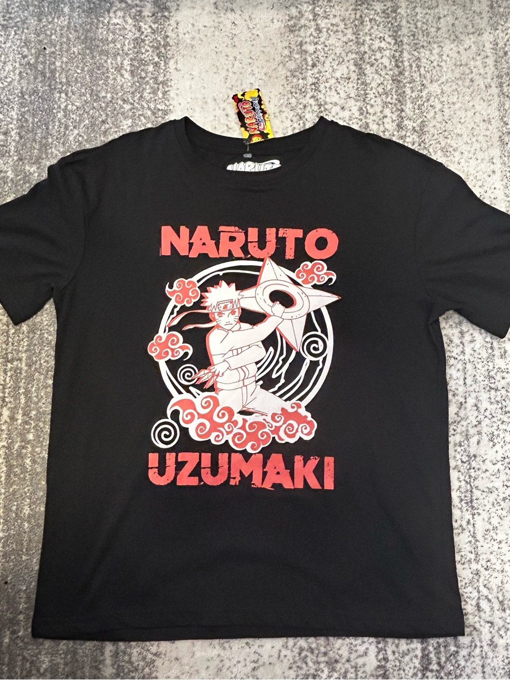 Naruto Uzumaki Graphic Tee - Black